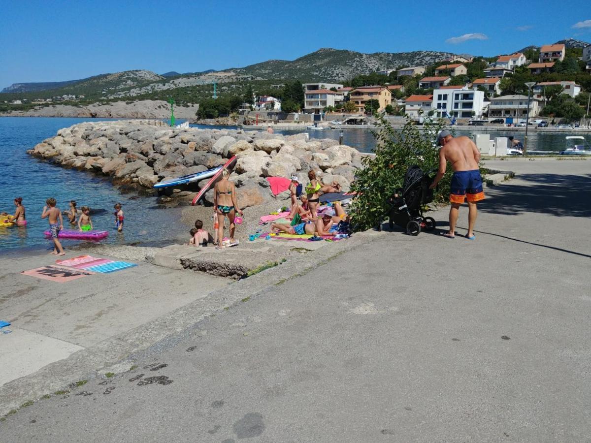 Riva Appartement Klenovica Buitenkant foto